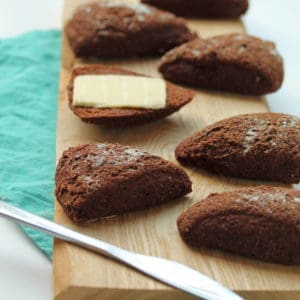 Petits pains chocolatés sans gluten au levain