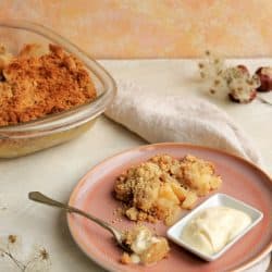 Recette de crumble sans gluten sans sucre