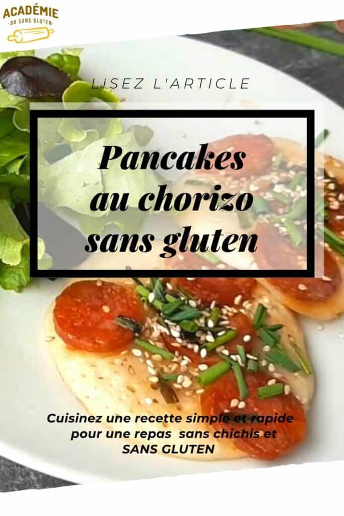 Pancakes aux chorizo sans gluten