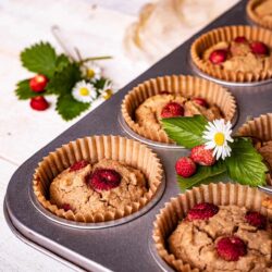 Muffins aux fraises