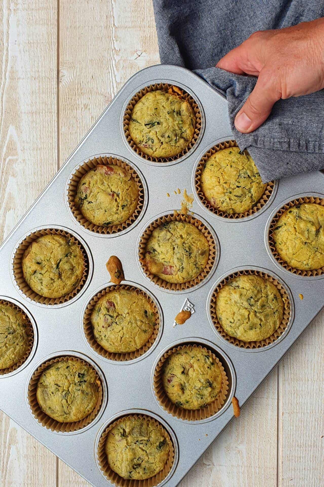 Muffins comté-blettes sans gluten