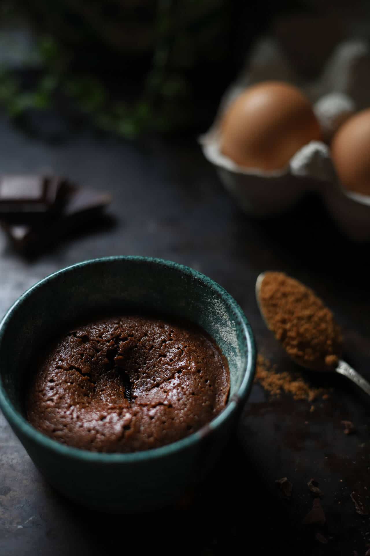 Fondant au chocolat sans gluten