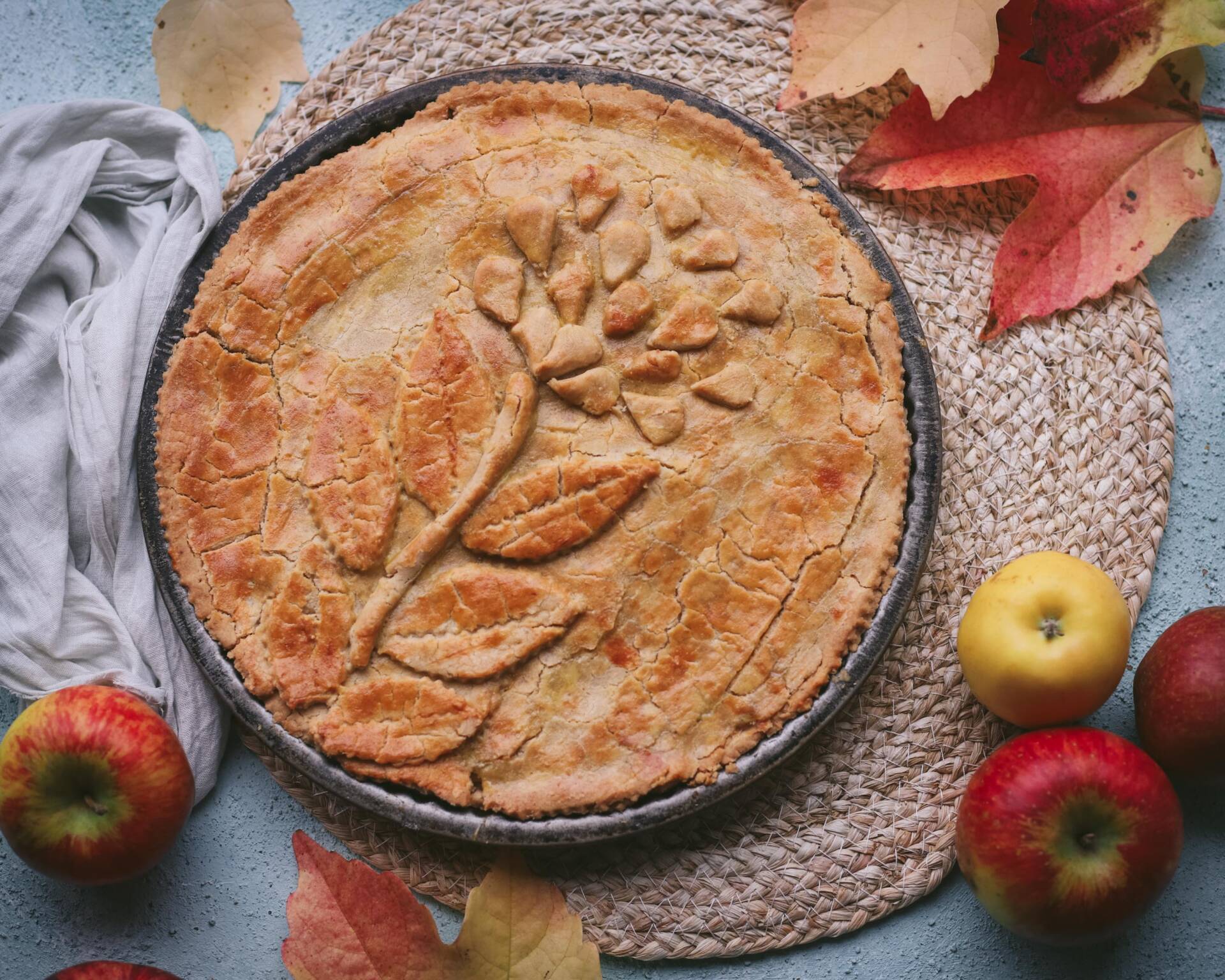 Tarte aux pommes sans gluten